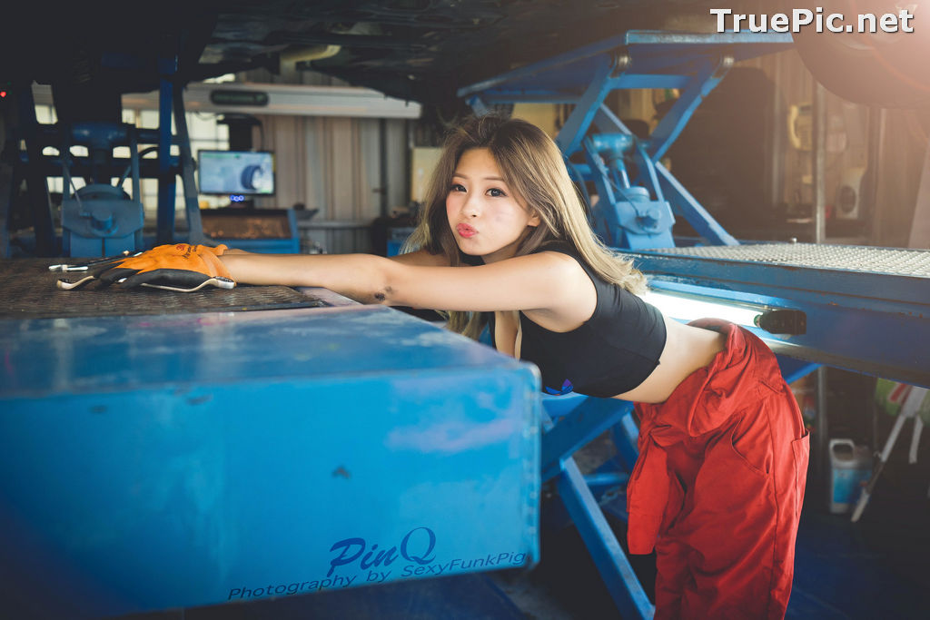 Image Taiwanese Model - PinQ憑果茱 - Hot Sexy Girl Car Mechanic - TruePic.net - Picture-21