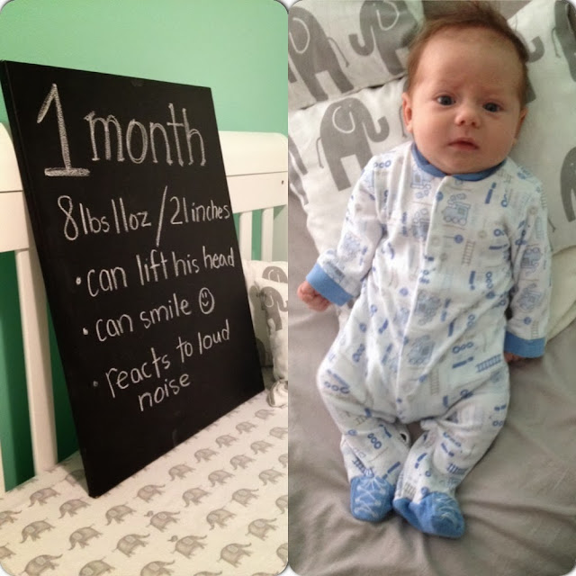 Gray Notes: 1 month old already