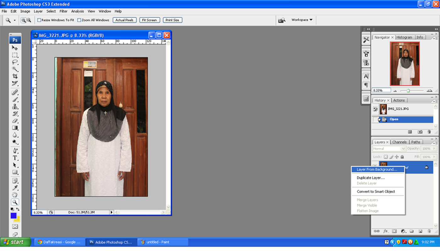 DaffaKreasi Cara Ganti Background Foto dengan