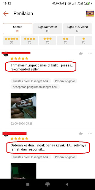 TESTIMONI PENGGUNA CREAM HAJAR JAHANAM TRP ORDER VIA SHOPEE