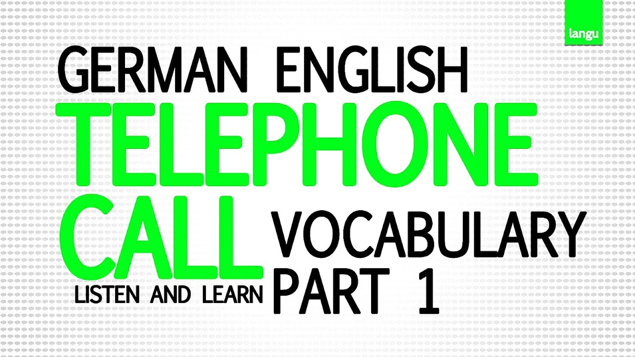 Telephone numbers in Germany German Choices