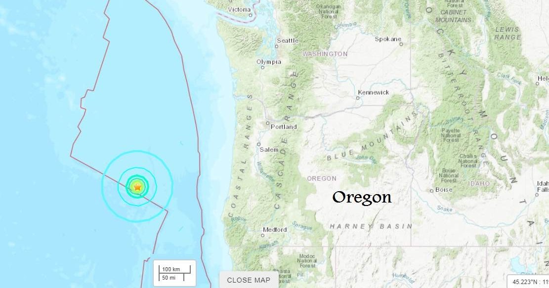 Where was the earthquake detected today
