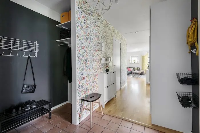 Hall con espacio de vestidor