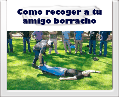 Cómo Recoger A Tu Amigo Borracho Gif Divertido.