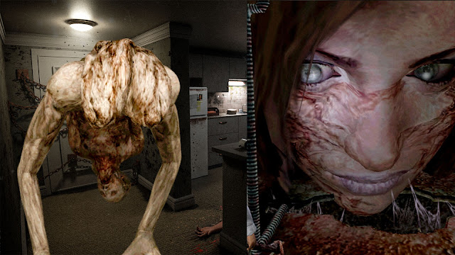 Simbolismo de los monstruos de Silent Hill 4 The Room Cabeza de Alieen Bottom