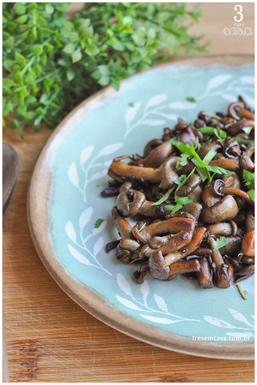 Receita de Shitake e Shimeji na Manteiga - cidaneri