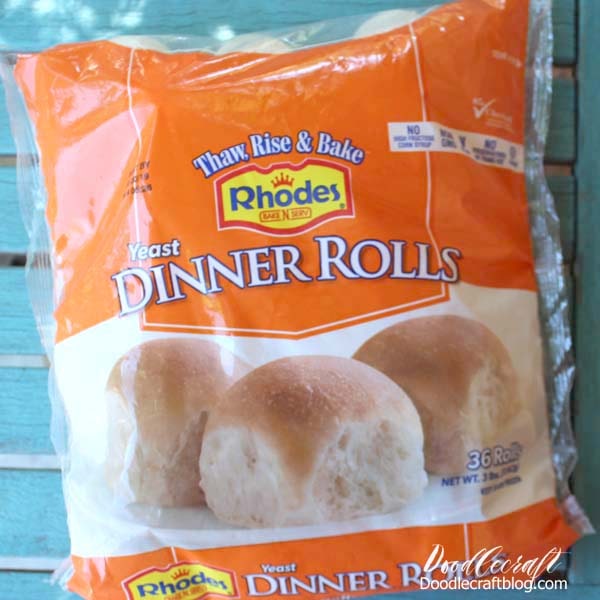 Rhodes Bread dough yeast dinner rolls in package