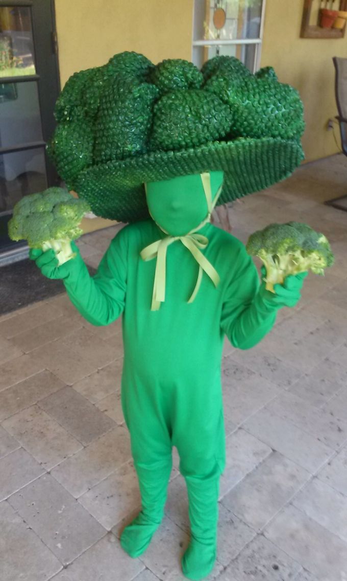 álbum de recortes compañero retrasar Todo Halloween: Disfraz de brócoli hecho en casa