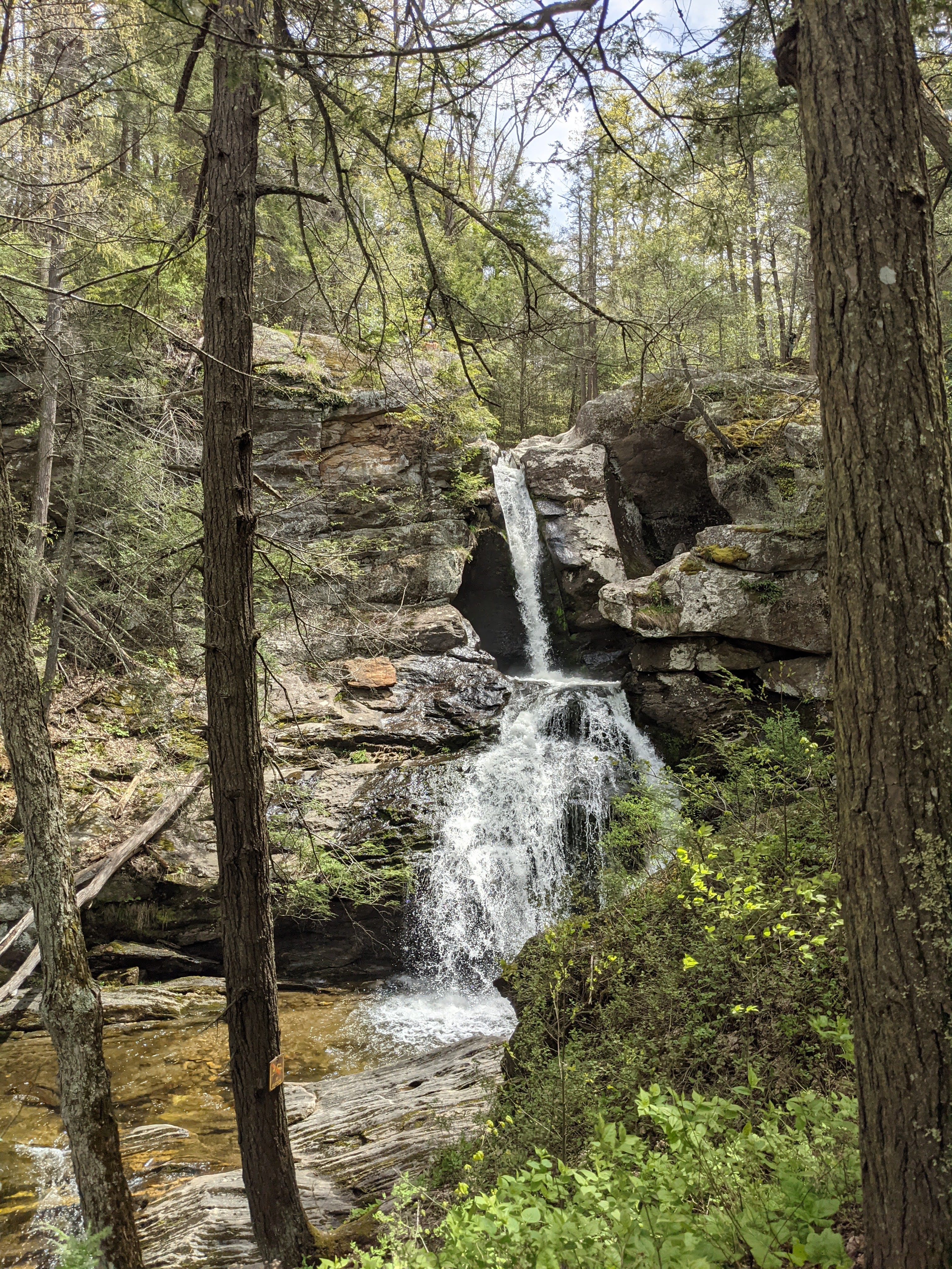 Waterfall at Kent Falls State Park - Kent, Connecticut | Taste As You Go