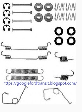 Фото Набора пружин заднего тормоза (барабанного).