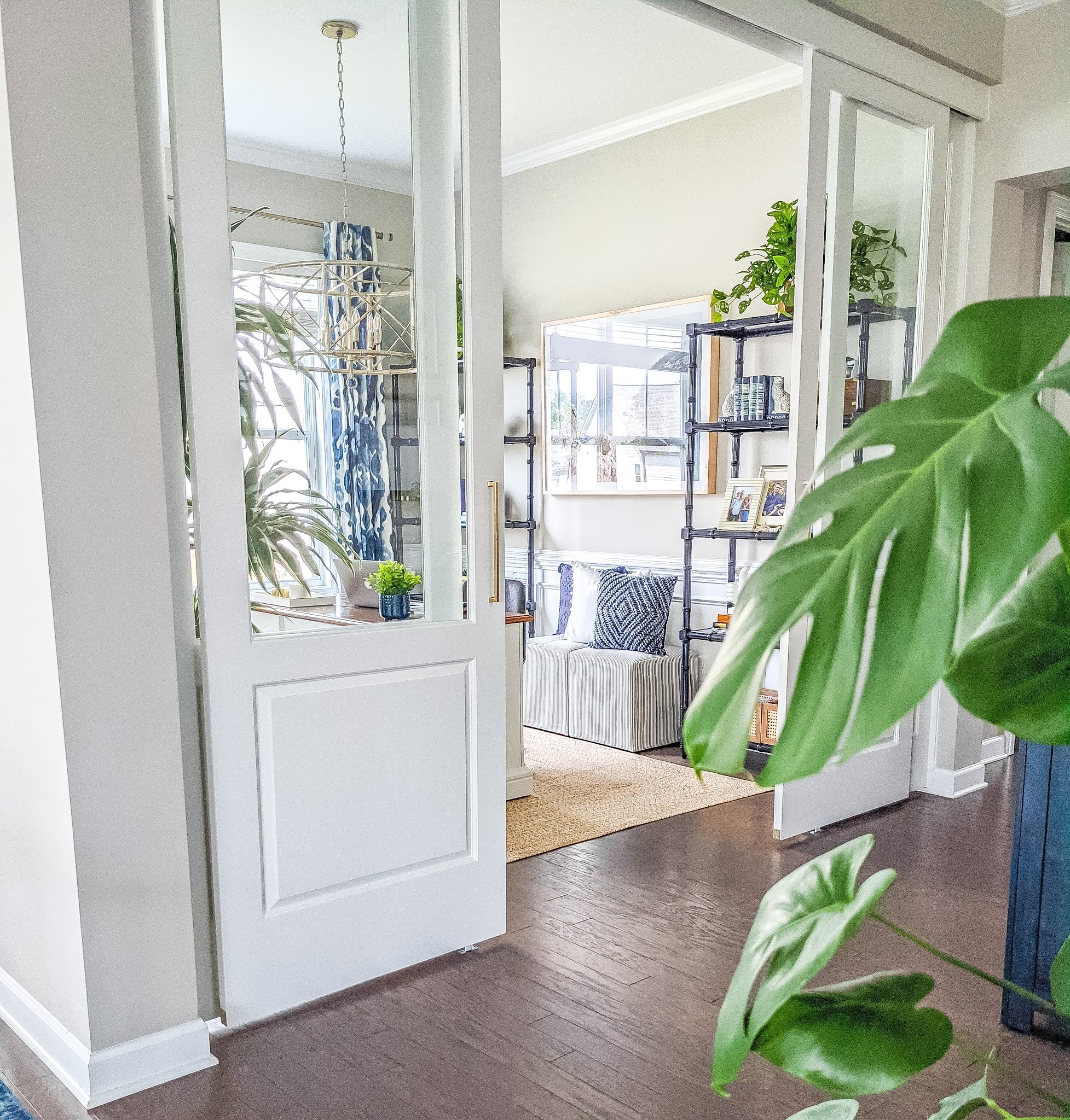 Convert the Dining Room to the Office With French Doors