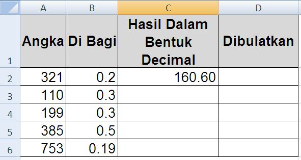 Cara Menghilangkan Angka Di Belakang Koma Decimal Atau Menjadikan Angka Decimal Menjadi Bilangan Bulat Di Microsoft Excel Di Undang Online