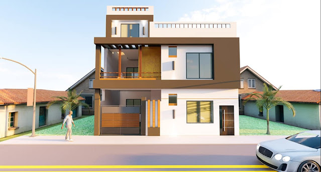 low cost normal house front elevation designs