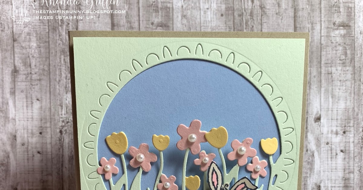 The Stampin' Bunny Bunny Easter Sending Flowers Stampin' Up! Card