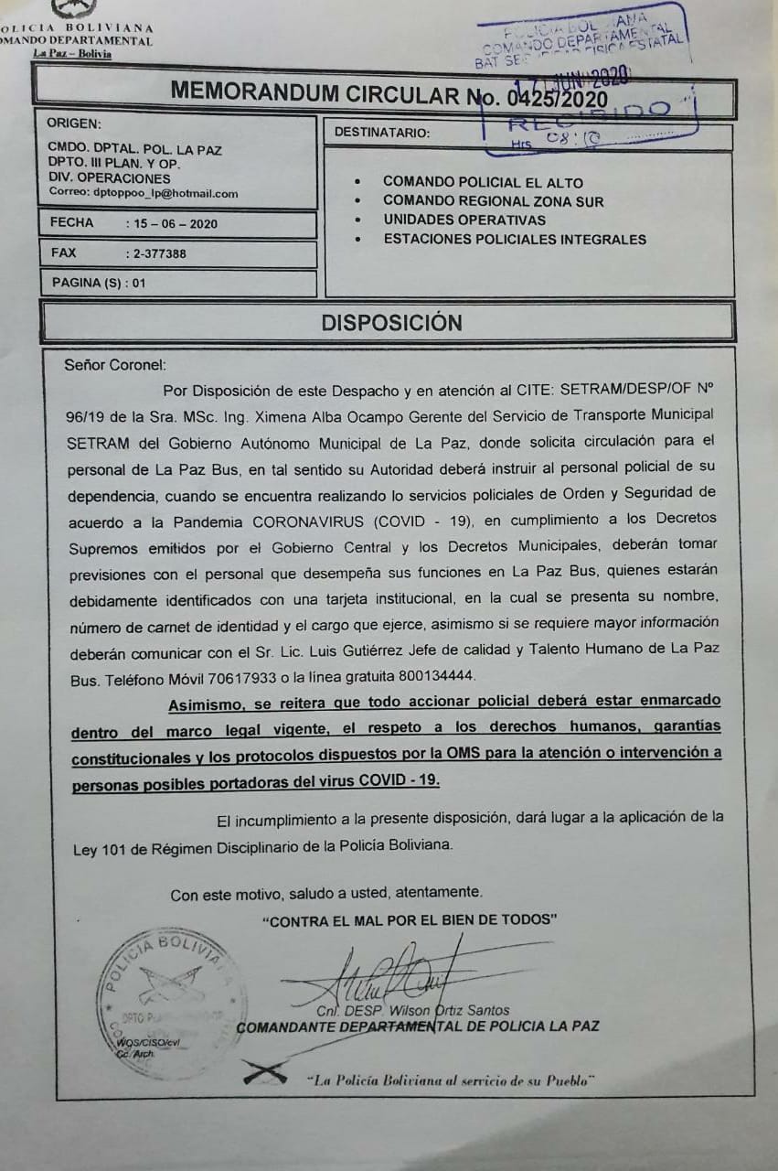 SERVICIOS EXTRAORDINARIOS BSFE: COMUNICADO SECCIÓN ...