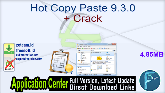 Hot Copy Paste 9.3.0 + Crack_ ZcTeam.id