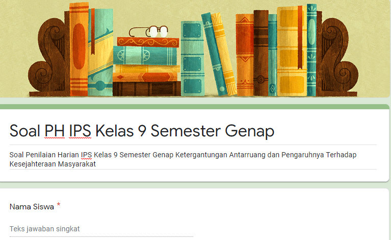 Soal Online Penilaian Harian Ips Kelas 9 Semester 2 Edukasi Ips