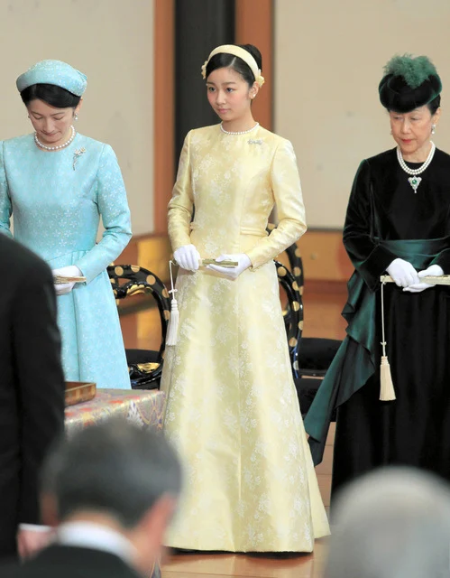 Crown Prince Naruhito, Prince Akishino, Princess Kako of Akishino, Princess Hanako of Hitachi, Princess Nobuko of Mikasa