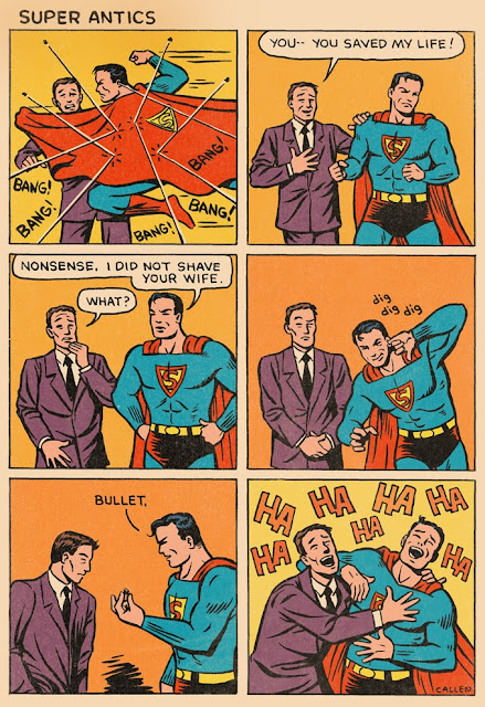 superman comic strip