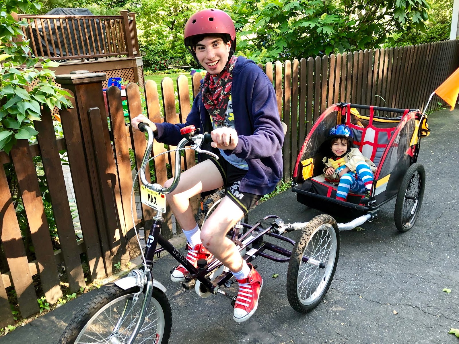 Tandem bike trailer for adults new arrivals