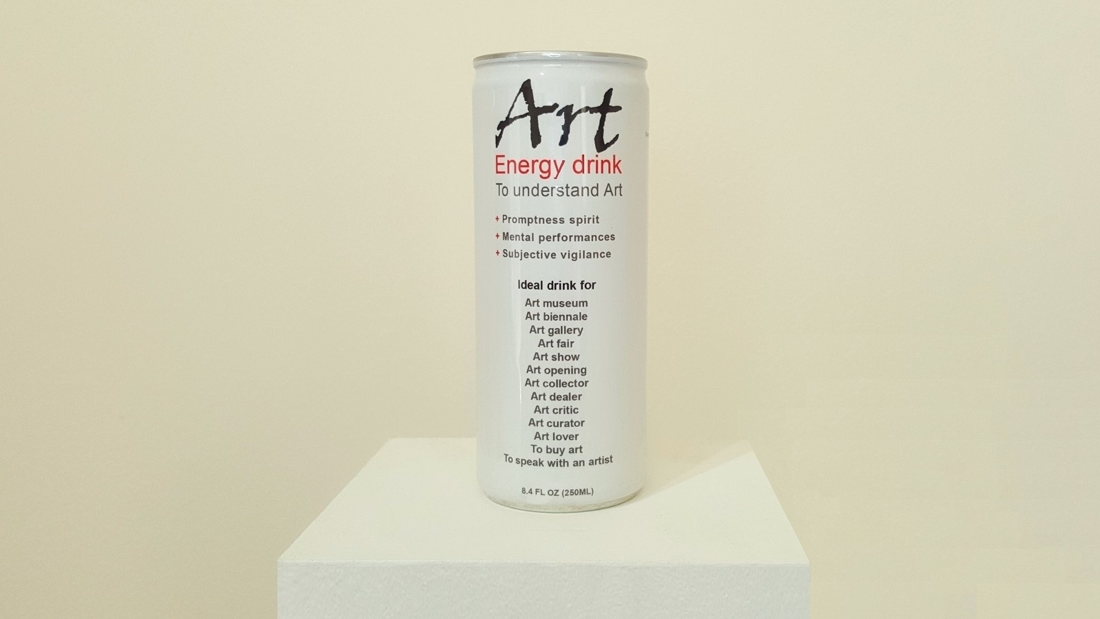Klaus Guingand artwork "Art"energy drink