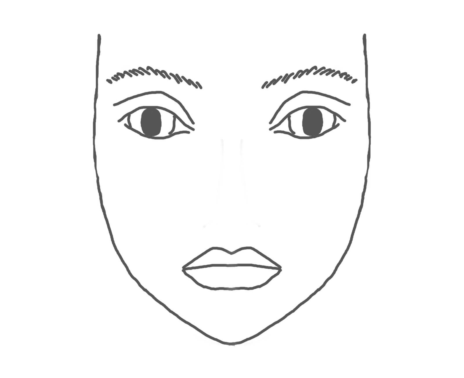 hair and makeup coloring pages - photo #33