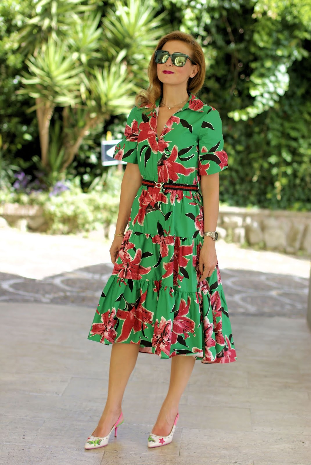 The best dress for Summer is floral and green Fashion and Cookies