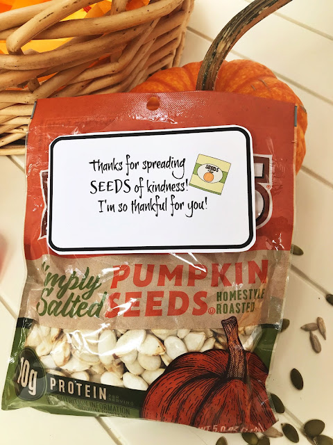 Seed puns for a thankful gift @michellepaigeblogs.com