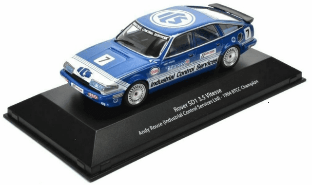 atlas btcc collection, british touring cars champions collection, rover sd1 3.5 vitesse 1:43 andy rouse