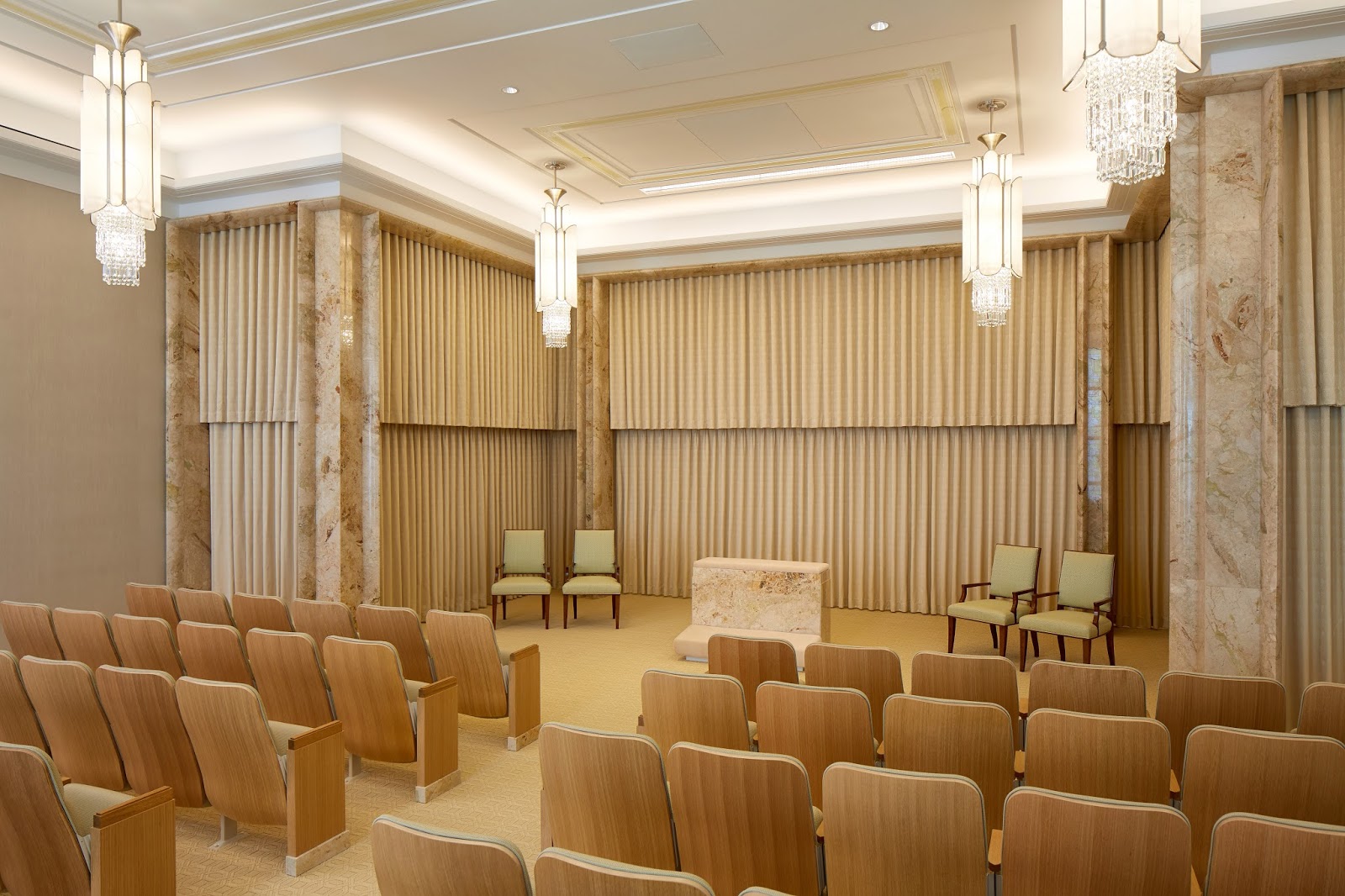Historic LDS Architecture Idaho Falls Temple Interior