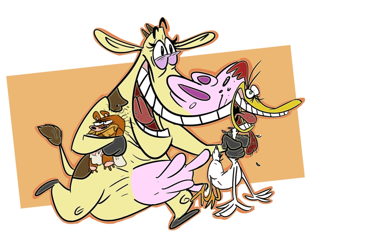 Cow and Chicken HD Wallpapers.