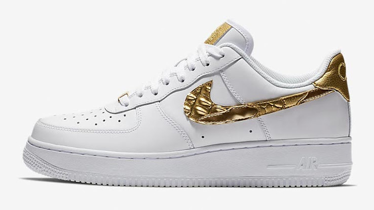 Release Tomorrow: Nike Air Force 1 CR7 'Golden Patchwork' Sneaker ...