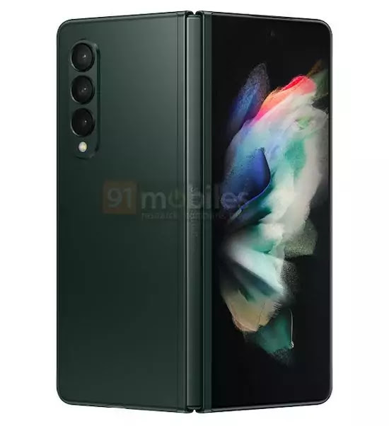 Samsung Galaxy Z Fold3 design and color