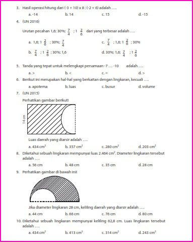 Kunci jawaban matematika kelas 6 halaman 188