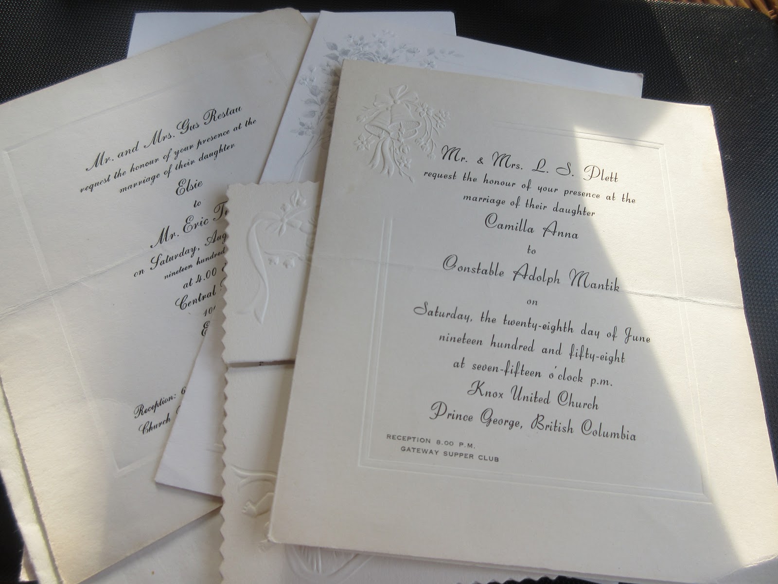 Marlene's Space What to Do With... Old Wedding Invitations?!