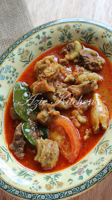 Asam Pedas Daging Tetel Yang Sedap