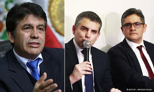 Tomás Gálvez, Fiscales Rafael Vela y Domingo Pérez