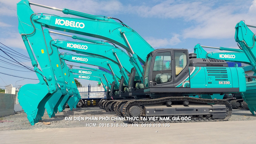 Máy đào bánh xích Kobelco SK330-10, gầu 1.6 khối.