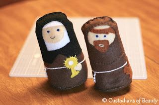 Saint Felties | DIY Felted Saint Dolls| by CustodiansofBeauty.blogspot.com