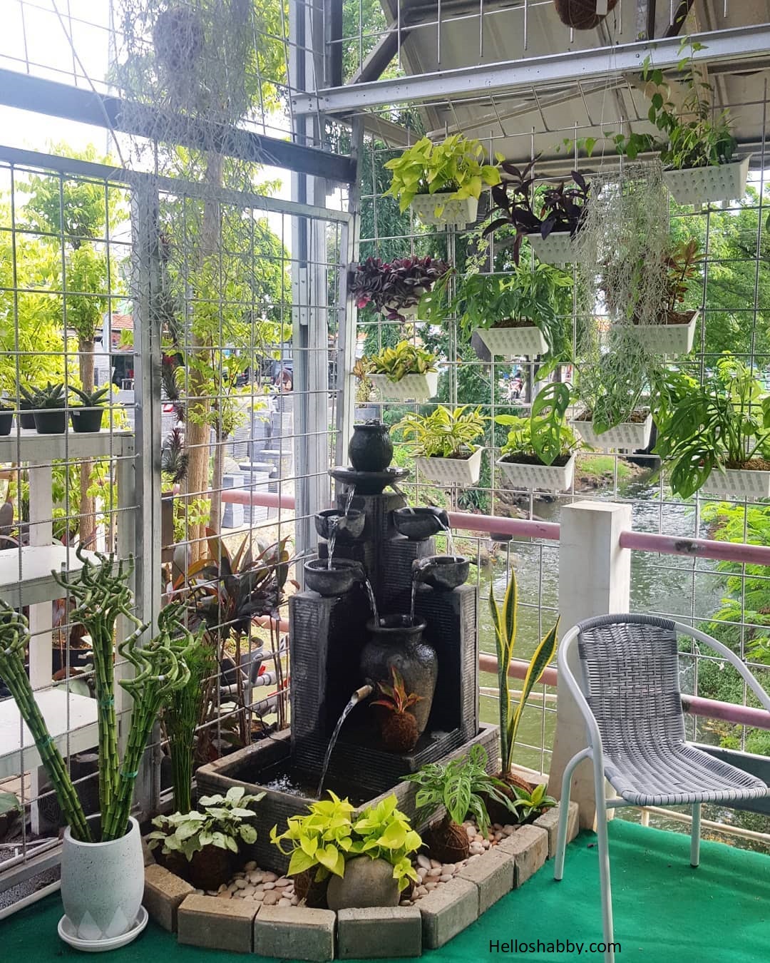 Inspirasi Desain Air Mancur Taman Batu Alam untuk Rumah Type 36