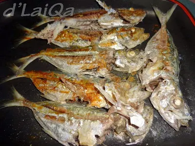 ikan lolong telah masak dipanggang