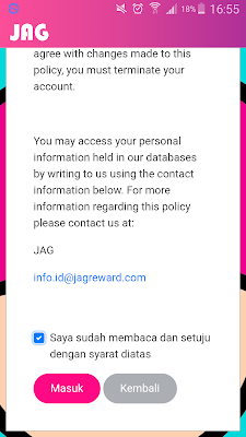 Cara Mendapatkan Uang Gratis Terbaru dari Aplikasi JAG Android