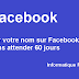 Changer votre nom sur facebook sans attendre 60 jours