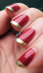nails nail christmas designs easy xmas french tips gold mas girlshue holiday simple manicure themed theme manicures snow pretty polish