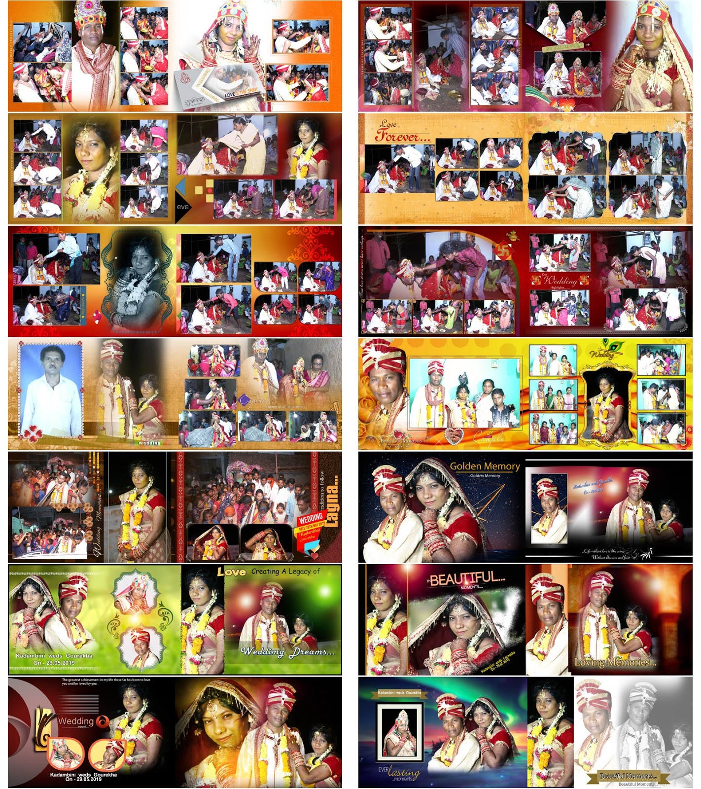 Karizma Album 12X36 PSD Templates Free Download [Vol-12]