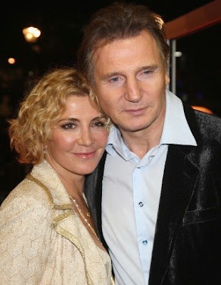 Liam Neeson with Wife