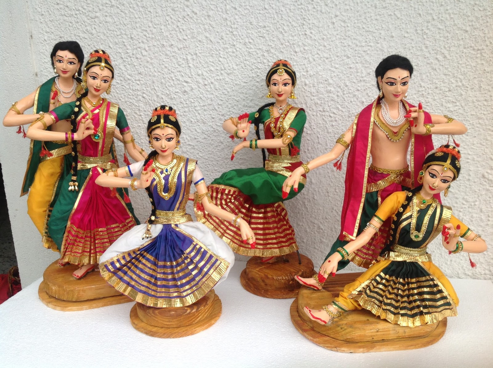 The Cultural Heritage of India Papier Mache Dolls of India, Clad in