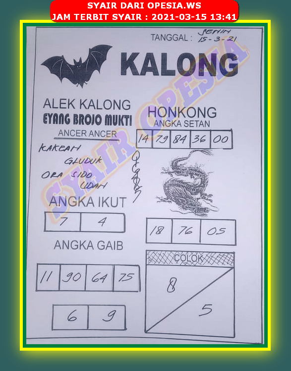 1 New Message Kode Syair Hongkong 15 Maret 2021 Forum Syair Togel Hongkong Singapura Sydney