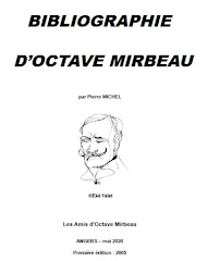 Nouvelle version, actualisée, de la "Bibliographie d'Octave Mirbeau", mai 2020