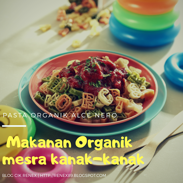 Pasta Organik Alce Nero Makanan Organik mesra kanak-kanak